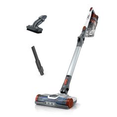 two vacuums are shown with the same cleaning tool as they appear in this image