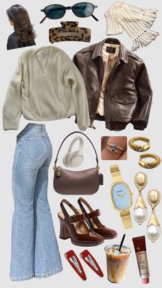 Brown Jacket Outfit, Cold Outfit, Rachel Green Outfits, Slay Outfits, Tiktok Fashion, Everyday Fashion Outfits, Fashion Fits