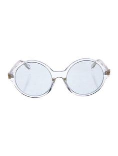 Celine Round SunglassesBy Phoebe PhiloClear AcetateMirrored Lenses Celine Pearl, Round Mirrors, Mirrored Sunglasses, Sunglasses Accessories, Lenses, Women Accessories, Sunglasses