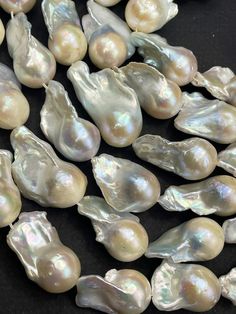 "AAA Natural Baroque Pearl. Freeform Shape .about 16x30mm . Gorgeous Natural white color Baroque pearl . Beautiful natural shape .perfect size. Perfect each bead . high quality baroque pearl bead! Guaranteed 100% natural baroque pearl. Gorgeous natural white color. Not treated in any way! Great for craft jewelry making and beading bead! Number of beads per strand 30mm 15.5\" approx 13 beads 30mm 7.\" approx 6beads Strand length: approximately 15.5\" Strand length: approximately 7\" Bead size hol Pearls Jewelry Aesthetic, Perle Aesthetic, Pearl Stone, Craft Jewelry, Natural Pearl, Pink Beads, Shell Beads, Natural Shapes, Baroque Pearls