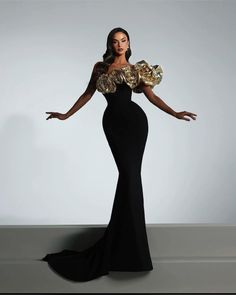 Gala Dresses Classy, Black Gala Dress, Fall Ootd, Prom Dress Inspiration, Fashionista Clothes, Dinner Dress