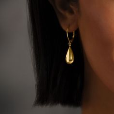 Ross-Simons - 18kt Yellow Gold Teardrop Earrings. Simply stated, these shiny teardrop earrings let the beauty of 18kt yellow gold speak for itself. Hanging length is 1 1/4". Leverback, 18kt yellow gold teardrop earrings. Modern Yellow Gold Teardrop Pierced Earrings, Gold Pear-shaped Teardrop Single Earring, Gold Teardrop Earrings With Polished Finish, Elegant Polished Teardrop Drop Earrings, Yellow Gold Polished Teardrop Earrings, Luxury Teardrop Pearl Drop Earrings, Elegant Teardrop Earrings With Polished Finish, Elegant Yellow Gold Drop Earrings, Formal Single Teardrop Earring