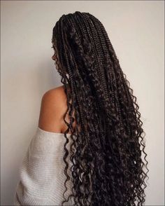 Bohemian Braids, Crochet Braids Hairstyles, Box Braids Styling, Braid Ideas, Braids For Black, Braided Hairstyles For Black Women, Boho Braids, African Braids