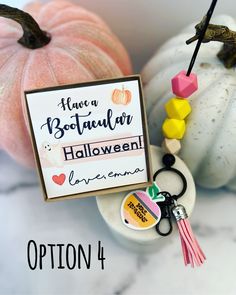 These Pencil Lanyards are the perfect Fall & Halloween teacher gift! Perfect for everyday wear to hold a classroom key, card swipe or name badge! There is a box to add any personalization changes or text changes! With your purchase you receive: 1 Personalized card with message of your choice 1 Pencil Lanyard with teacher name charm 1 Box & Ribbon (31/2 x 31/2 x 1 inch box) Color of your choice! Option 1- "Scary Good!"Option 2- "Hocus Pocus"Option 3- "Spooktacular"Option 4- "Bootacular"Option 5- Customizable Educational Craft Supplies For Gifts, Personalized Themed Craft Supplies For Gifts, Customizable Themed Craft Supplies For Gifts, Themed Customizable Craft Supplies For Gifts, Customizable Novelty Craft Supplies For Birthday, Customizable Novelty Craft Supplies For Gifts, Fun Customizable Craft Supplies For Gifts, Pencil Lanyard, Fall Teacher Gifts