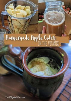 Craft your own apple cider at home using a Vitamix with this guide from This Pilgrim Life. Apple Cider Uses, Diy Apple Cider, Homemade Cider, Making Apple Cider, Pilgrim Life, Winter Dinners, Poptart Recipe, Fresh Whipped Cream, Yummy Bites