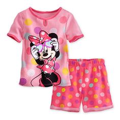 Disney Store Minnie Mouse Pj Pal Shorts Set For Girls Nwt Disney Offers The Soft, Snuggly Comfort Of 100% Cotton Pajamas For Polka-Dotted Dreams Shorts Sleepwear Set Minnie Mouse Screen Art Coordinating Elastic-Waist Pajama Shorts Short Sleeves The Neckline Features Keyhole Detailing And Picot Trim Ribbed Cuffs With Picot Trim 100% Cotton Condition Note: Brand New With Tag Minnie Mouse Cotton Sleepwear For Sleepover, Pink Disney Character Print Sleepwear, Minnie Mouse Cotton Sleepwear For Pajama Party, Cute Mickey Mouse Sleepwear Loungewear, Cute Minnie Mouse Sleepwear, Cotton Minnie Mouse Sleepwear, Pink Minnie Mouse Sleepwear For Bedtime, Cute Mickey Mouse Sleepwear For Loungewear, Minnie Mouse Cotton Sleepwear For Loungewear