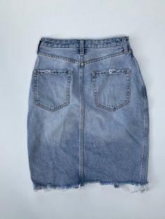 "Vintage denim Skirt, jean skirt, abercrombie jeans, size 25, Waist 28, 90s 2000s Y2K, distressed, hippie boho, rocker streetwear 100% Cotton Assembled in Mexico from US materials size 25 Measures: Waist: 28\" Hip: 34\" Length: 21\" Interested in more vintage and handmade items? etsy.com/shop/canzaliaprons" Cheap Fitted Vintage Denim Skirt, Affordable Vintage Fitted Denim Skirt, Grunge Dark Wash Denim Skirt For Spring, Casual Faded Denim Skirt With Frayed Hem, Spring Grunge Denim Skirt With Frayed Hem, High Waist Distressed Denim Skirt In Medium Wash, Trendy High Rise Distressed Denim Skirt, Casual High Rise Distressed Denim Skirt, Trendy Light Wash Distressed Denim Skirt