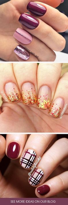 The trendiest fall nail designs require some practice to look perfect. However, if you are patient, you can easily make your nails look amazing. Gel Pedicure, Different Nail Designs, Pedicure Designs, Colorful Nails, Super Nails, Fall Nail Art, Nails And Makeup, Autumn Nails