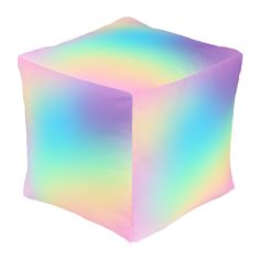 an image of a colorful cube on white background