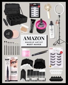 Makeup Kit Must Haves, Make Up Artist Must Haves, Makeup Artist Set Up, Makeup Artist Must Haves, Brooke Henderson, Hair Suite, Makeup Artist Kit Organization, Mua Kit, Mua Tips