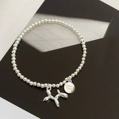 47852475973929 Trendy Silver Beaded Bracelets For Valentine's Day, Cute Silver Bracelets With Heart Beads, Trendy Silver Charm Bracelet With Heart Beads, Bead Pearl Bracelet, Bracelet For Girls, Copper Bracelets, Silver Certificate, Girls Sweet, Ring Pendant Necklace