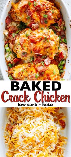 Chicken With Bacon, Ayam Bakar, Resep Diet, Keto Pancakes, Carb Meals, Ranch Chicken, Keto Recipes Dinner, Diet Vegetarian