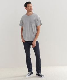 Men's Vintage Pocket Tee GreyWe remade our best-selling Vintage Pocket Tee for the guys, with added length and the same relaxed silhouette.Inspired by the look and feel of a lived-in vintage tee, this casual basic is destined to become a staple in your everyday wardrobe in no time.100% cotton.Made in the USA.Relaxed fit with a pocket. Relaxed Fit Washed T-shirt, Washed Cotton T-shirt For Casual Gatherings, Relaxed Soft-washed T-shirt For Casual Gatherings, Urban Washed T-shirt, Urban Style Soft-washed T-shirt With Relaxed Fit, Washed Crew Neck T-shirt For Casual Gatherings, Crew Neck Washed T-shirt For Casual Gatherings, Casual Washed T-shirt For Gatherings, Basic T-shirt With Relaxed Fit For Casual Gatherings