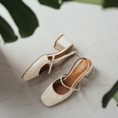 Formal Womens Shoes, Wedding Shoe Low Heel, Wedding Shoes Not Heels, Square Toe Wedding Shoes, Low Bridal Heels, Bridal Mary Janes, Cottagecore Wedding Shoes, Cute Low Heels, Wedding Mary Janes