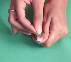 Peel The Tape Off Dry Nails, Manicure At Home