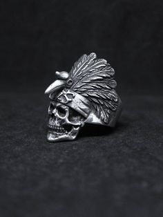 DAYAK BORNEO skull ring Lead Free Pewter Material Ship from Jakarta, Indonesia Standard shipping takes about 2 to 3 weeks delivery times Express service takes about 4 to 6 business days delivery times Thank you for visiting my gallery. Kindly chat me on conversation for any information you need 🎩🙏 Adjustable Skull Rings With Symbolic Style, Symbolic Skull Rings Collectible, Collectible Symbolic Skull Rings, Handmade Unique Metal Skull Ring, Collectible Engraved Skull-shaped Rings, Adjustable Symbolic Skull Ring, Collectible Symbolic Skull Ring For Halloween, Engraved Metal Skull Ring As A Gift, Symbolic Collectible Halloween Jewelry