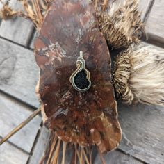 Moldavite Wire Wrapped Pendant - Artisan Made Nature-inspired Freeform Healing Jewelry, Nature-inspired Raw Stone Pendant Jewelry, Love Chakra, Sage Candle, Cosmic Energy, Moonstone Stone, Diamond Quartz, Rose Quartz Stone, Wrapped Pendant