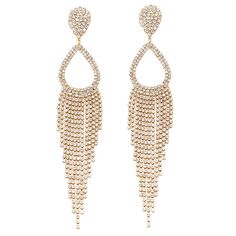 PRICES MAY VARY. Are you looking for a show stopping pair of earrings for a special occasion? Blurring the lines between night and day accessories, you'll find endless outfits to wear this fabulous pair of long earrings with. They have an extreme glam style with statement extralong length rhinestone strands! Glittering crystals catch the light beautifully, adding major sparkle, making these earrings spectacular! Post back and clip on style earrings measure 5.75 inches in length by 1 inch width. Luxury Teardrop Linear Earrings For Formal Events, Multi Strand Pearl Necklace, Shoulder Duster Earrings, Duster Earrings, Easter Jewelry, Western Necklaces, Casual Earrings, Western Earrings, Outfits To Wear