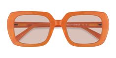 Milky Orange Flower  rectangle sunglasses available in variety of colors to match any outfit. These stylish full-rim, large sized acetate sunglasses include free single-vision prescription lenses, a case and a cleaning cloth. Orange Rectangular Sunglasses With Gradient Lenses, Rectangular Orange Sunglasses With Gradient Lenses, Trendy Orange Square Frame Sunglasses, Modern Orange Rectangular Sunglasses, Trendy Orange Sunglasses For Spring, Modern Orange Sunglasses For Summer, Spring Acetate Sunglasses With Tinted Lenses, Casual Orange Square Frame Sunglasses, Spring Acetate Sunglasses With Mirrored Lenses