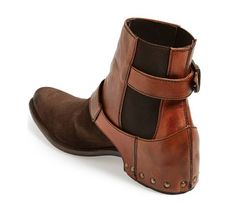 Mens Heeled Boots, Brown Dress Boots, Mens Suede Boots, Chelsea Brown, Strap Boots, Mens Fasion, Cold Ice, Shoe Wishlist, Brown Suede Boots