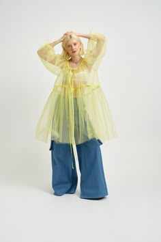 Eliza Faulkner Designs Inc. Dresses Ariel Dress Yellow Tulle Mj Outfits, Autumnal Style, Character Chart, Anthropologie Tulle, Dress Over Jeans, Dress Layering, Ariel Dress, Dress Yellow, Mid Dresses