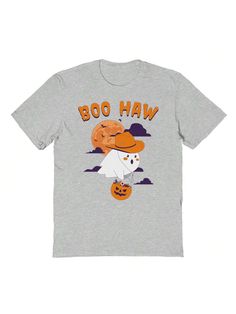 COMFY & COOL: Nearly There offers graphic shirts made of materials that are durable, comfortable, and easy to care for. Whether you're looking for a funny, inspirational, or pop-culture-inspired graphic shirt, we've got you covered.Nearly There Boo Haw Halloween Graphic Cotton Short-Sleeve T-Shirt Sport Grey Casual  Short Sleeve Cotton Animal,Cartoon,Letter  Medium Stretch  Men Clothing, size features are:Bust: ,Length: ,Sleeve Length: Novelty Fan Merchandise T-shirt With Letter Print, Novelty Short Sleeve Shirt With Graphic Print, Fun Slogan T-shirt For Fan Merchandise, Halloween Novelty T-shirt With Graphic Print, Novelty Crew Neck Pre-shrunk Shirt, Halloween Graphic T-shirt With Relaxed Fit, Halloween Graphic T-shirt Relaxed Fit, Casual Halloween Graphic T-shirt, Halloween Graphic Design Relaxed Fit T-shirt