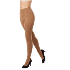 Perfect for cold weather coverage, our Memoi FirmFit Warm Control Top Tights feature a non-binding comfort waistband, toning around the waist/middle, rear lift support and gentle shaping panels to give you that smooth, comfortable feel and flawless figure. Available in black or brown. Full Length Fitted Bottoms With Soft Touch, Fitted High Waist Winter Tights, Fitted High Waist Tights For Winter, Winter High Waist Fitted Tights, Fitted Full Length Soft Touch Legwear, Soft Touch Fitted Full-length Legwear, Fitted Full-length Soft Touch Legwear, Fitted Full Length Winter Hosiery, Winter High Stretch Elastane Tights