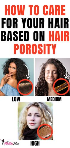 Three different women with curly hair for a hair porosity information. Hair Porosity Test, Moisturizing Routine, Hair Science, Hair Facts, Hair Test, Biracial Hair, Dry Brittle Hair