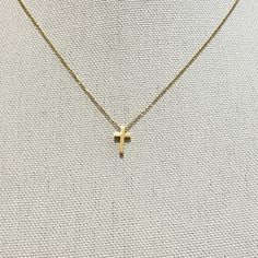 Simple Dainty Everday Cross Necklace for Women, Cross Charm Necklace for Her, Religious Necklace, Baptism Neklace, Catholic Jesus Necklace Item details ✰ Color: gold, silver, rosegold ✰ Finish:  14K gold plated pendant ✰ Shimmering high quality 15-19" chain length ✰ High quality clasp to finish  ✰ Comes in a cute gift box, perfect for gift-giving! Minimalist Cross Pendant Necklaces For Baptism, Minimalist Cross Pendant Necklace For First Communion, Minimalist Cross Pendant Necklace For Baptism, Dainty Cross Pendant Necklace For Baptism, Dainty Gold Cross Necklace For Baptism, Cross Necklace For Women, Jesus Necklace, Cross Charm Necklace, Necklace For Her