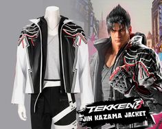 Tekken 8 Jin Kazama Cosplay Costume Leather Jacket | Genuine Leather | Video Game Cosplay Costume This Tekken 8 Jin Kazama Cosplay Jacket is inspired by the iconic fighter Jin Kazama from the world-famous video game series. Perfect for fans and cosplayers, this jacket captures the essence of Jin Kazama's powerful, rebellious persona, making it an ideal choice for Tekken enthusiasts looking for an authentic cosplay outfit. Product Specifications: Material: PU Leather  |  Genuine Leather  Color: B Tekken Jin Kazama Wallpaper, Jin Kazama Bloodline, Tekken 8 Jin, Tekken Jack, Kazama Jin, Jin Kazama Tekken Bloodline, Tekken 8, Jin Kazama, Game Cosplay