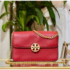 Reposhing This Item I Purchased From @Kknndy00. Loved It, But Ready To Rotate For Something New. Questions? Leave A Comment Below! Tory Burch Bags, Tory Burch Bag, Red Gold, Something New, Red Leather, Tory Burch, Shoulder Bags, Chelsea, Bag Lady