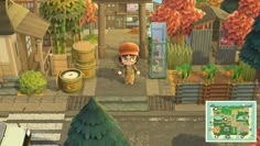 an animal crossing game is shown in this screenshot