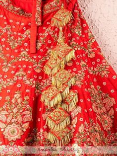 Red And Rose Pink Raw Silk Bridal Lehenga With Embroidery And Net Dupatta (Set of 3) Fabric details: Lehenga - Raw Silk Blouse - Raw Silk Dupatta - Net Embroidery: Lehenga - Zardosi, Resham And Sequence Work Blouse - Zardosi, Resham And Sequence Work Dupatta - Zardosi, Resham And Sequence Work Wash Care Instructions: Dry clean only Note: This product is made to order. No returns The product will be shipped within 4-6 weeks of the order placed Net Embroidery Lehenga, Silk Bridal Lehenga, Latkan Design, Embroidery Lehenga, Raw Silk Blouse, Net Embroidery, Saree Tassels, Tassels Fashion, Sequence Work