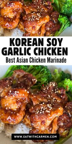 This Asian soy garlic chicken with rice is a game-changer for easy weeknight meals! Made with a delicious soy sauce marinade, sesame oil, and tender chicken thighs, it’s perfect baked, grilled, or in the air fryer. Pair it with a fresh salad or even stuff it in tacos with a dollop of Greek yogurt for a fun twist. This fried chicken marinade creates the juiciest flavor-packed chicken, and when served over rice, it’s one of the best Asian chicken dinner recipes you’ll try. Yummy and simple! Chicken Thigh Asian Recipes, Asian Sauce For Chicken, Soy Sauce Chicken Marinade, Boneless Thigh Recipes, Chicken Legs And Thighs Recipes, Quick Meals Chicken, Asian Chicken Dinner, Rice Air Fryer, Chicken Thighs Marinade