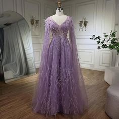 a dress on a mannequin in a room