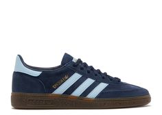 Handball Spezial 'Navy Gum' - Adidas - BD7633 - navy/clear sky/gum | Flight Club Shoes Design Ideas, Adidas Handball Spezial, Adidas Handball, Style Parisienne, Flight Club, Shoe Wishlist, Adidas Spezial, Shoes Design, Hype Shoes