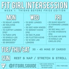 the ultimate guide to fit girl fitness