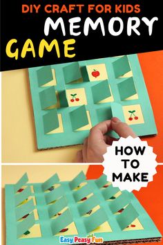 an easy and fun memory game for kids to make