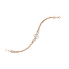 The harmonious and balanced bracelet is a sophisticated addition to any outfit. Light and minimalist, this gold bracelet with its beautiful central moissanite stones can grace both the somber and ambitious you at the office and the fashionista at night out. Its Beautiful, Bridal Jewelry Collection, Silver Chain Bracelet, Rose Gold Bracelet, Silver Shop, Pendant Rings, Silver Pendants, Chain Earrings, Silver Pendant Necklace