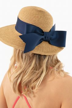 Toucan Hats makes our best-selling and beloved beach accessories.This bow-trimmed hat offers pretty protection from the sun with a nautical navy ribbon detail. Wear to the beach with your favorite caftan for a classic, feminine, and practical finishing touch. The best part? It's packable so it will easily fit in your suitcase or weekender, and keeps its shape after you pull it out. Wide brim Navy bow detail Packable Material: Woven Straw Navy Ribbon, June 1st, Love Hat, Beach Accessories, Beautiful Hats, Summer Hats, Hat Making, Bow Detail, Wide Brimmed