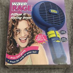 Wave Rage Diffuser Hair Blow Dryer 1250 Watts. New In Box Remington Hair Straightener, Diffuser Hair, Cordless Hair Straightener, Boar Bristle Hair Brush, Hair Dryer Diffuser, Hair Diffuser, Hair Blow Dryer, Detangling Hair Brush, Thick Curly Hair