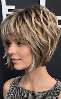 Timeless Looks, Short Shag Hairstyles, Layered Haircuts For Medium Hair, Shaggy Haircuts, Gorgeous Hairstyles, Chin Length