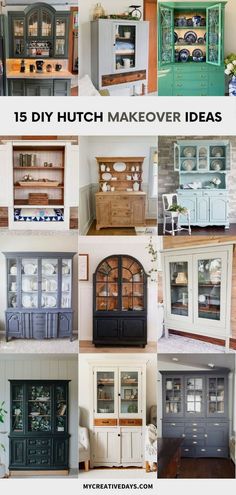 the top ten diy hutch makeover ideas