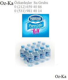 several bottles of water are shown with the caption's name and description below