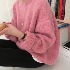 Womens Winter Sweaters, Women Sweaters Winter, Womens Winter, Women Sweater, Collars For Women, Sweater Womens, Loose Sweater, 가을 패션, Looks Style