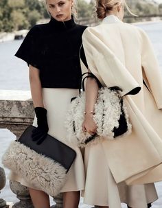 Black And White Outfit, Looks Street Style, Vogue Russia, Black White Fashion, Inspiration Mode, Looks Style, Mode Inspiration, White Fashion, Moda Fashion