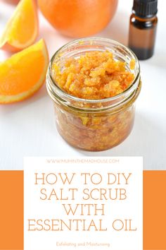 Body Scrub Essential Oils, Salt Exfoliating Body Scrub, Diy Body Scrub With Essential Oils, Epsom Salt Body Scrub Recipes, Epson Salt Scrub Recipes, Salt Scrubs Diy, Salt Scrubs With Essential Oils, Epsom Salt Scrub Diy, Epson Salt Scrub