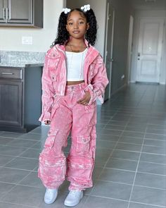 Cus Kids Can Be Fashionistas, Too! 💕 🔎 Billie Cropped Cargo Jacket ⁠ 🔎 Billie Low Slung Cargo Jeans ⁠ Size 8 To Size 4, Trendy Kids Outfits Daughters, Black Kids Outfits Daughters, Fashion Nova Fits, Lily High Rise Cargo Jeans, High Rise Cargo Jeans, Kids Outfits Daughters, Cute Dress Outfits