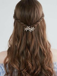 Bridesmaid Hair Simple, Hair Styles Bridesmaid, Ponytail Hairstyle Ideas, Two Toned Hair, Hair Style On Saree, Hair Magic, Ponytail Hairstyle, Easy Hairstyles For Thick Hair, Simple Prom Hair