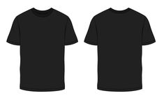 curto manga t camisa técnico moda plano esboço vetor ilustração Preto cor modelo frente e costas Visualizações. roupas Projeto zombar acima para masculino isolado em branco fundo. Black T Shirt Front And Back, T Shirt Template Front And Back, Plain Black Tshirt Front And Back, Black Tshirt Front And Back, Black T Shirt Template, Black Tshirt Template, Clothes Template, Fashion Flat Sketch, Mock Up T Shirt